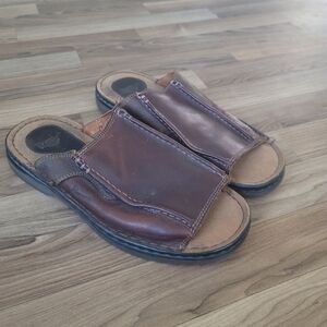 VINTAGE Y2K Dr. Martens 8620 Slides Mens 11 Leather Boho Hippie Classic Sandals